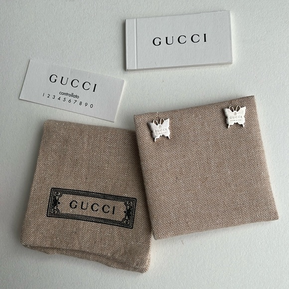 Gucci Jewelry - NWT GUCCI butterfly EARRINGS